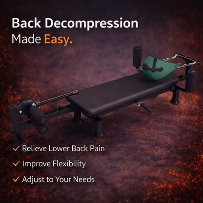 lumbar stretch & decompression bench