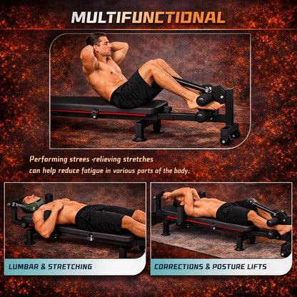 lumbar stretch & decompression bench