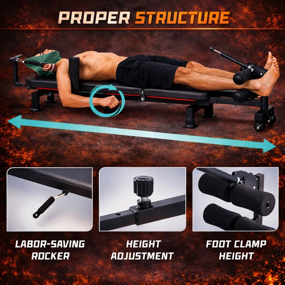 lumbar stretch & decompression bench